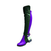 Women's Fashionable Color Block Flat Over-the-Knee Boots 29230444S