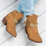 Women'S Chunky Heel Martin Boots 22980157C