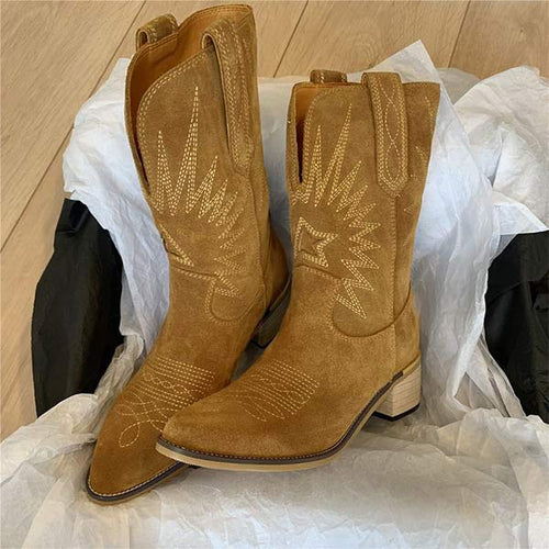 Women'S Embroidered Western Rider Boots 62824338C