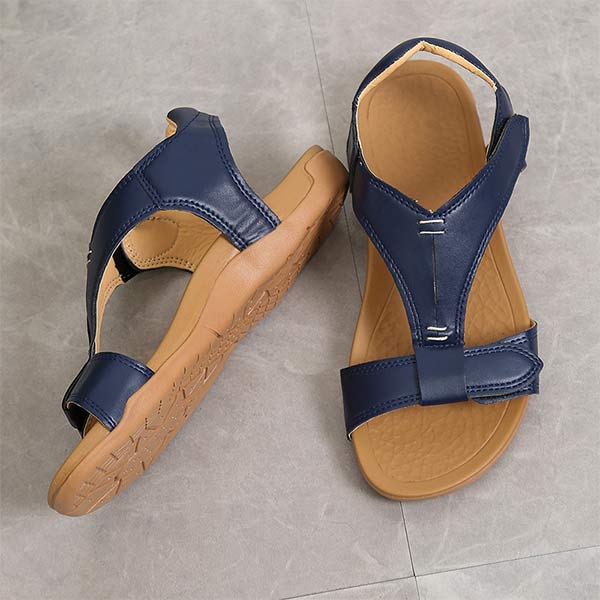 Women'S Platform Wedge Velcro Buckle Casual Sandals 07413540C