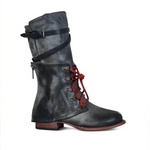 Women's Vintage Lace-Up Fashion Boots 85296103C