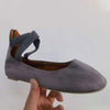 Women'S Retro Flat Pumps Round Toe Shoes 24598256C