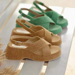 Women'S Fashion Roman Casual Wedge Platform Sandals 40962530C