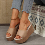Women's Platform Wedge Slide Sandals 48069901C