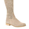 Women's Comfort Low Heel Round Toe Suede Tall Boots 51920676C