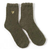 Women'S Embroidered Heart Coral Fleece Socks 58600418C