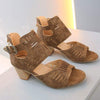 Women'S Hollow Chunky Heel High Heel Sandals 10470422C