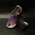 Women'S Vintage Slip-Toe Solid Flat Sandals 89857179C