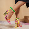 Women's High Heel Sculptural Sandals 80383942C
