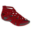 Women's Flat Cross Strap Zipper Roman Sandals 44005660C