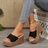 Women's Platform Wedge Slide Sandals 48069901C
