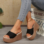 Women's Platform Wedge Slide Sandals 48069901C
