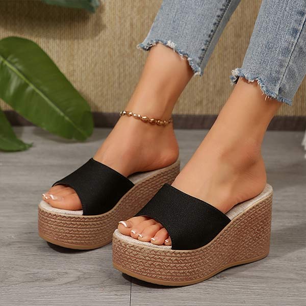 Women's Platform Wedge Slide Sandals 48069901C