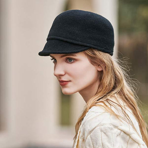 Woolen Equestrian Hat 49106482C