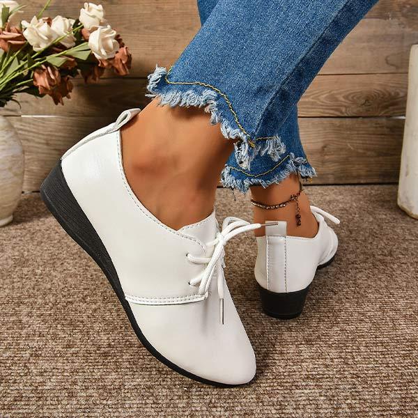 Women's Lace-Up Wedge Shoes 62003307C