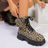 Women's Platform Leopard Print Ankle Boots 75818278C