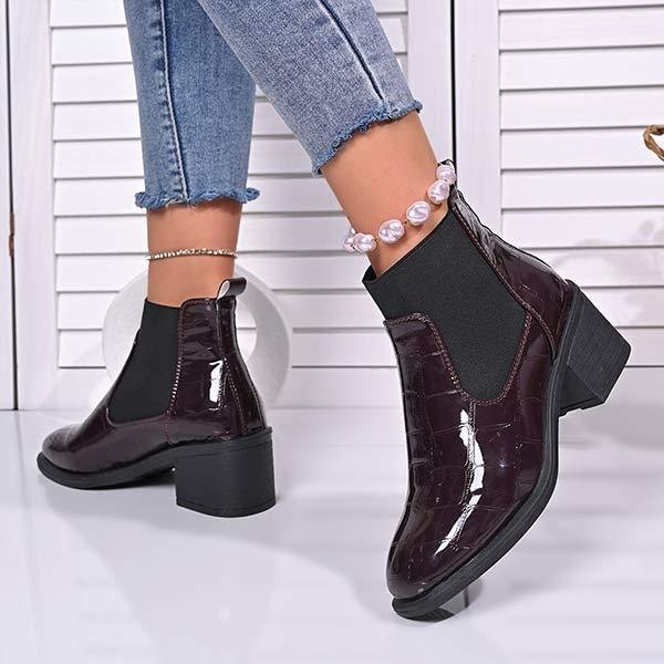 Women's Elastic Band Fashion Ankle Boots 53896282C