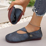 Women's Vintage Flat Shoes 61591349C