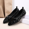 Women's Fashionable Sequined Slip-On Flats 07143243S