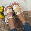 Women's Plaid Canvas Shoes 06385589C