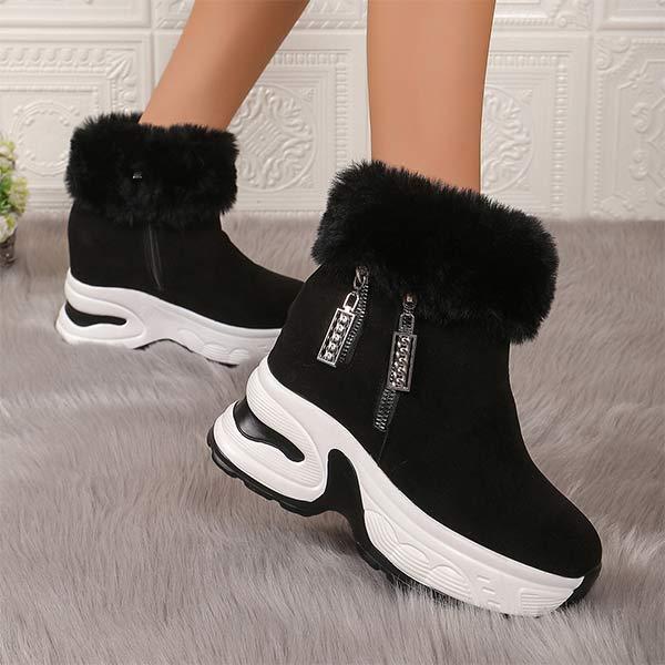 Women's Plush-Lined Snow Boots 91808520C