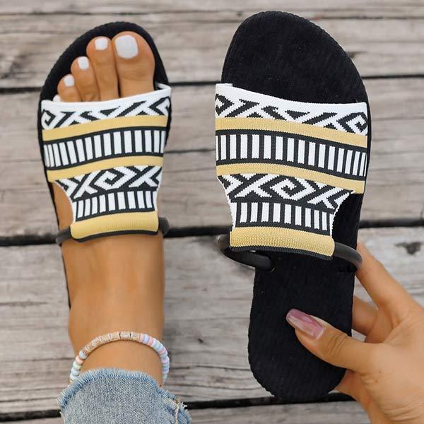 Women's Flat Bohemian Slippers 92117320C