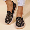 Women's Lace Mesh Flat Slip-On Embroidered Shoes 33142265C