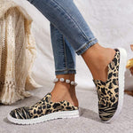 Women's Leopard Print Casual Versatile Flat Shoes 26561558C