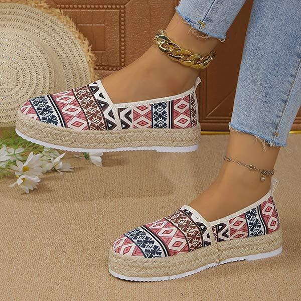 Women's Thick-Soled Slip-On Espadrilles 71507537C