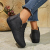 Women's Casual Flat Side Zipper Ankle Boots 65068959S