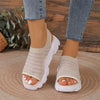 Women's Flyknit Thick Sole Casual Sandal 08115086C