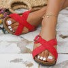 Women's Cross Strap Cork Sandals 09715118C