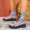 Women's Casual Skull Graffiti Martin Boots 97096208S