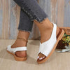 Women's Casual Soft Sole Fish Mouth Sandals 21154993C