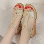 Women's One-Strap Wedge Sandals 13436810C