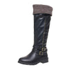 Women's Vintage Side Zipper Knee-High Boots 88668776C