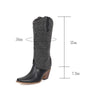 Women's Fashion Faux Shearling Knee-High Western Boots 14488746S