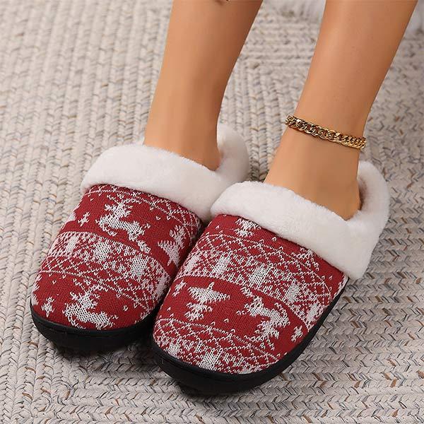 Women's Indoor Home Warm and Anti-Slip Cotton Slippers 72835337C
