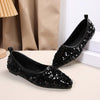 Women's Fashionable Sequined Slip-On Flats 07143243S