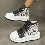 Women's Casual Thick-Soled High-Top Sneakers 97995590S