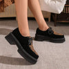 Women's Retro Platform Thick-Soled Shoes 06608689C