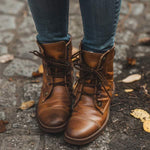 Women's Vintage Lace-Up Ankle Boots 42121752C