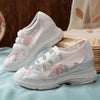 Women's Mesh Embroidered Platform Sneakers 24452541C
