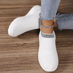 Women's Flyknit Breathable Slip-on Sneakers 07615806S