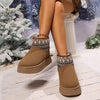 Women's Ethnic Style Warm Snow Boots 10370016C