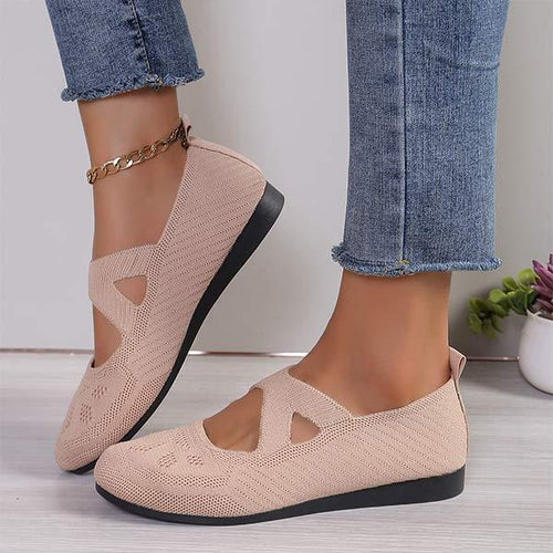 Women's Slip-On Hollow Mesh Casual Shoes 20037644C