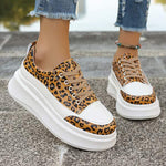 Women's Thick Sole Leopard Print Sports Shoes 24415953C