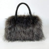 Faux Fur Raccoon Fur Large Capacity Tote Bag 88781659C