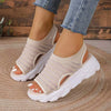 Women's Flyknit Thick Sole Casual Sandal 08115086C