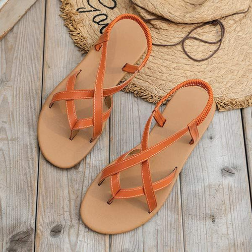 Women's Thong Strap Casual Flat Sandals 88400907C